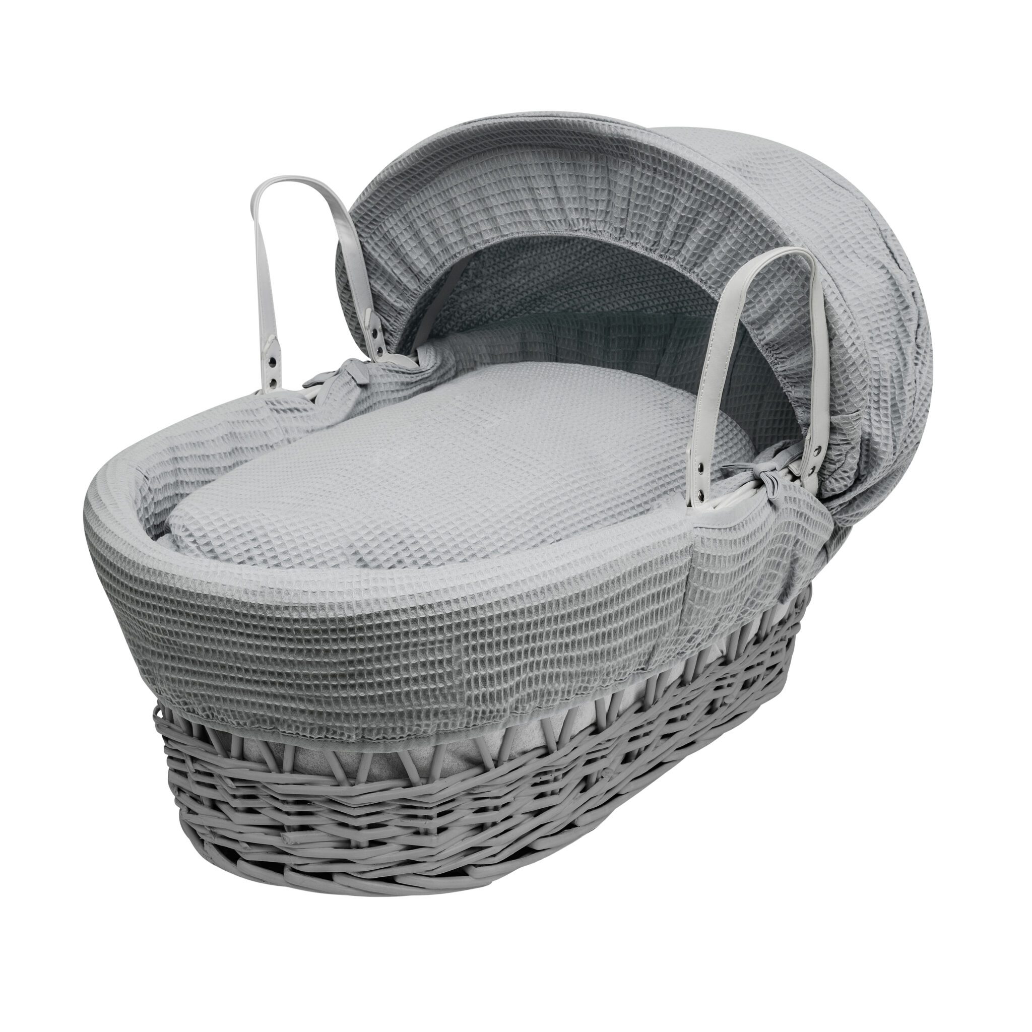 BKB Solid Color Moses Basket, Grey