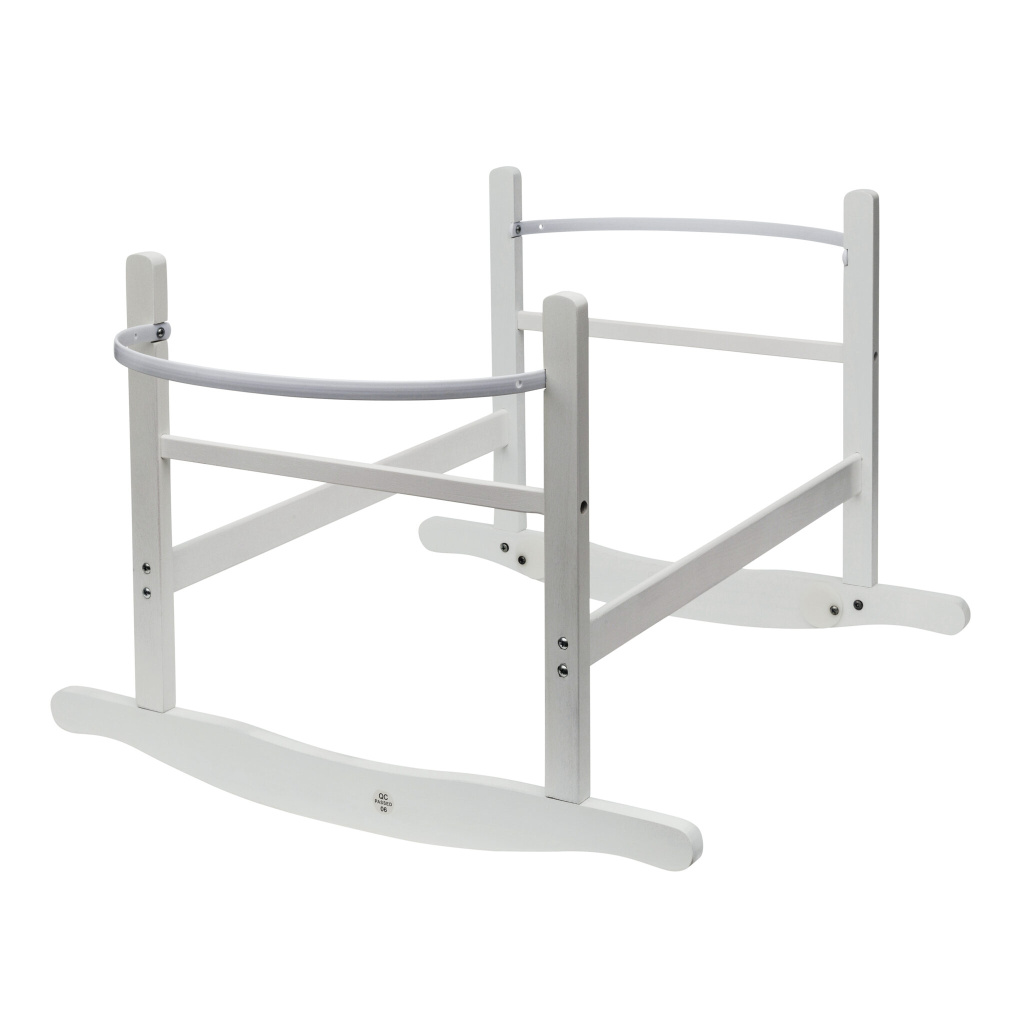 Chester Rocking Moses Basket Stand White Kinder Valley