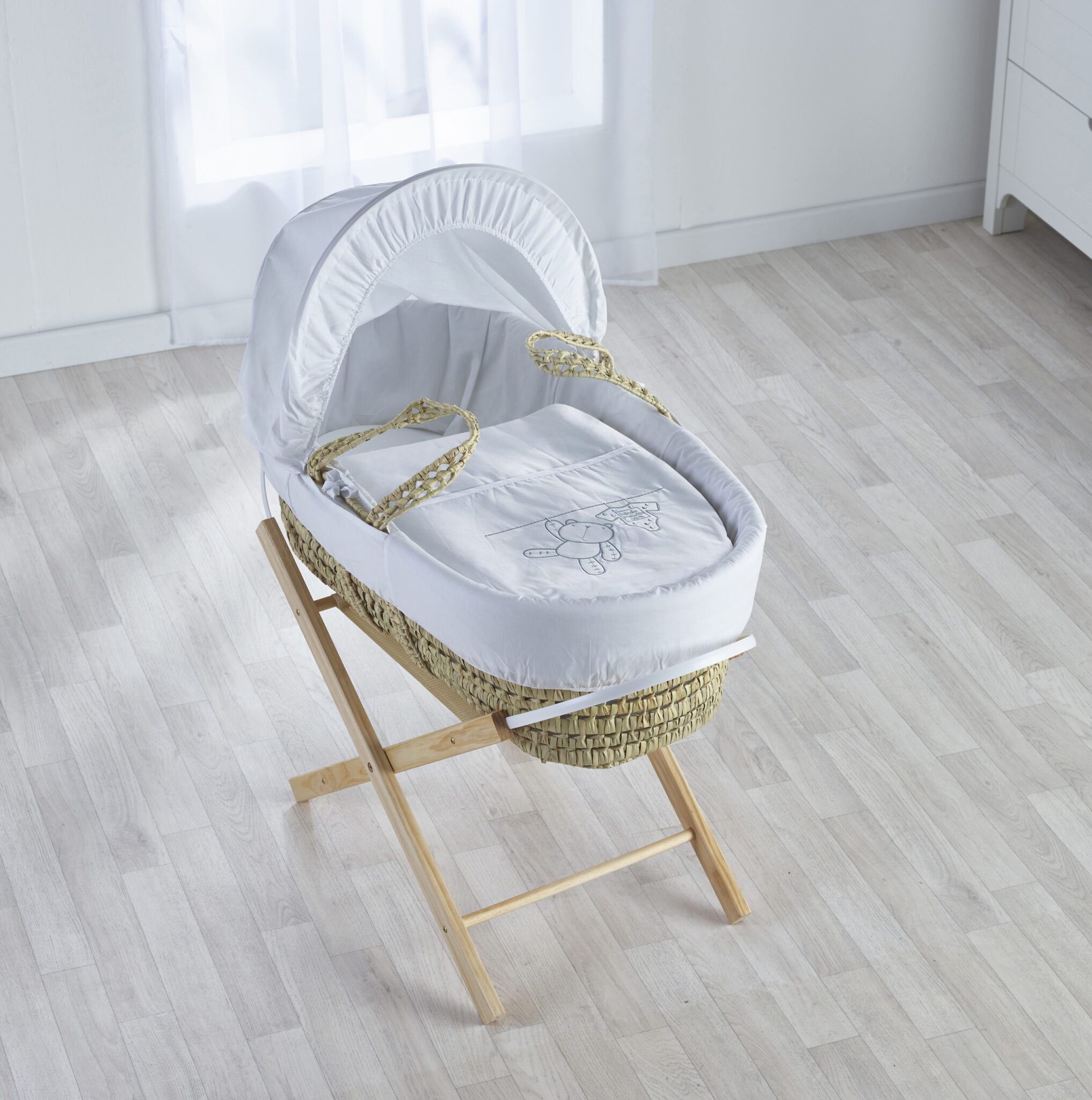 Aldi moses basket mattress sale size