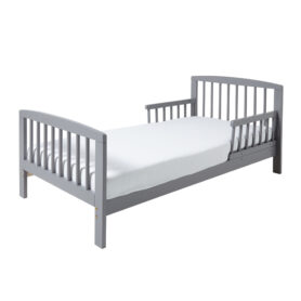 Sydney Toddler Bed Grey with Kinder Flow Mattress with Side Rails | Kids Bed