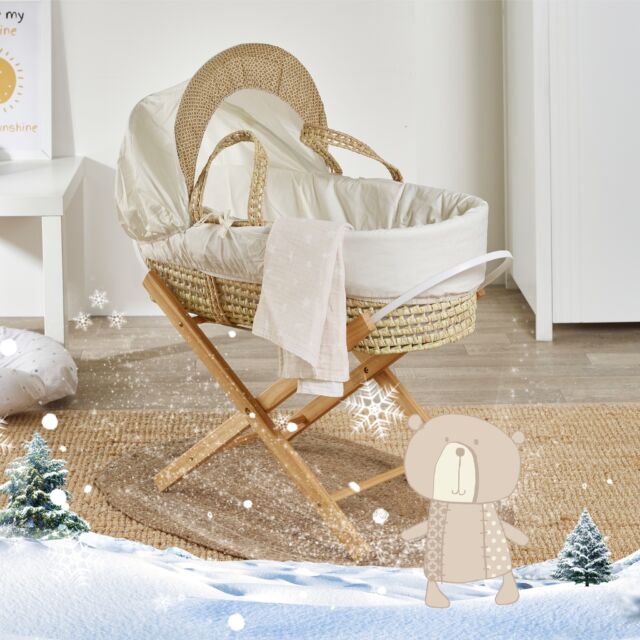 🎁✨ Unveil the Season's Magic with our Tiny Ted Palm Moses Basket – Elevate Your Nursery in Christmas Splendor!

🌲✨ Handwoven Festivity: Each basket weaves in the spirit of the season, infusing your nursery with holiday joy and elegance.

🌟 Cozy Christmas Nest: The soft-padded liner envelopes your little one in festive luxury, creating a snug space inspired by Tiny Ted's own holiday retreat.

⚖️ Gift of Comfort: Our specially designed mattress ensures your baby's peaceful sleep, approved by Santa himself.

Wrap your nursery in holiday delight! Click the link in our bio to bring home the Tiny Ted Palm Moses Basket. 🛍️🎄 #TinyTedMagic #FestiveNursery #ChristmasJoy